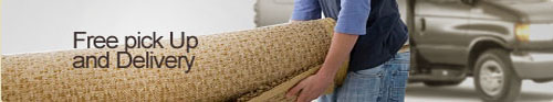 free carpet pick up and free carpet delivery